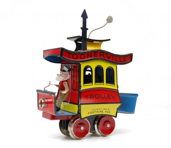 Reproduction Toonerville Trolley, O gauge electric,
