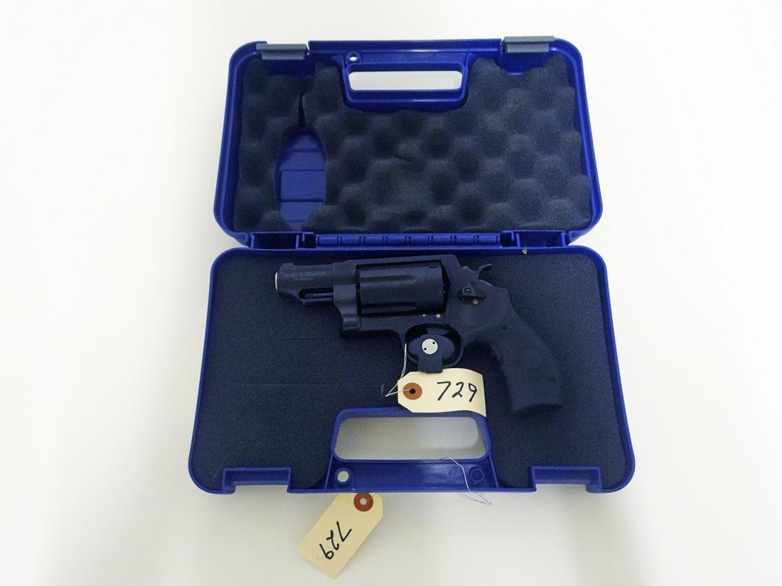 Smith & Wesson Governor Model Revolver: Smith & Wesson Governor model revolver, double action, 45 and 410 (2 1/2) caliber, 6 shot, serial number CUH8126, barrel length 2 3/4", overall length 8 1/2", comes with hard side carry case, C & R NO