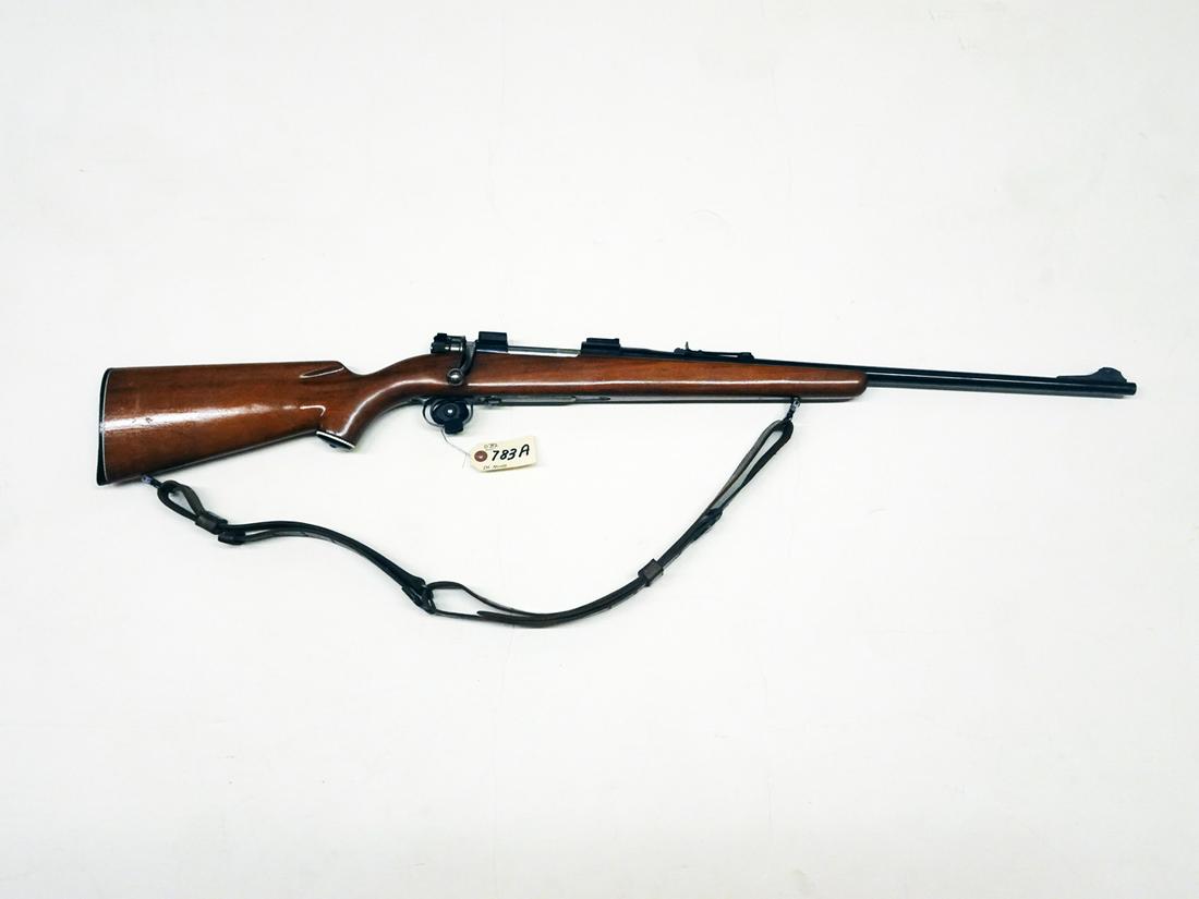 J.C. Higgins Model 50 Rifle: J.C. Higgins model 50 rifle, receiver stamped "Action-Made in Belgium", bolt action, 30.06 caliber 4 shot, internal magazine feed, no serial number, barrel length 23", overall length 42 3/4, C & R NO,