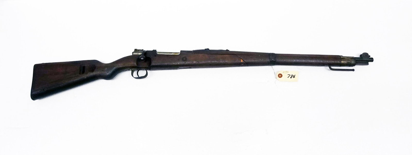 Erfurt Model 98 German Rifle: Erfurt model 98 German rifle, dated 1916, bolt action, 8mm caliber, 5 shot, internal magazine feed, serial number 8134, barrel length 24 1/2", overall length 43 1/2", C & R YES, Instacheck YES