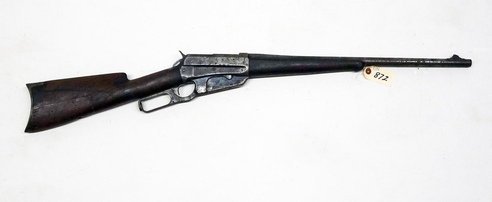 Winchester Model 1895 Black Powder Rifle: Winchester model 1895 black powder rifle, patent date Nov 12, 1895 and Jan. 26, 1896, lever action, .308 caliber, 4 or 50 shot, barrel length 20", overall ,length 39", C & R NO, Instacheck NO