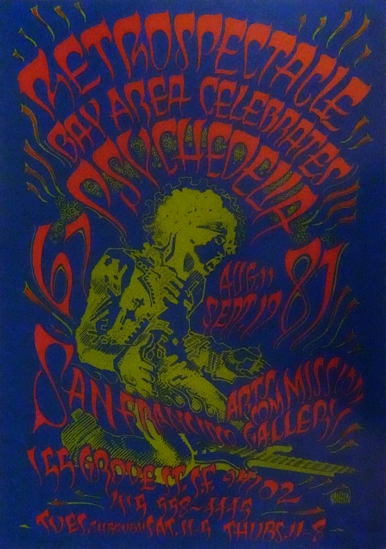 Psychedelic Art Exhibition Poster (1 of 1)