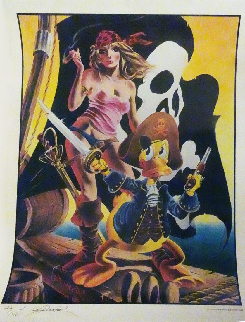 Frank Brunner Howard the Duck Poster (1 of 1)
