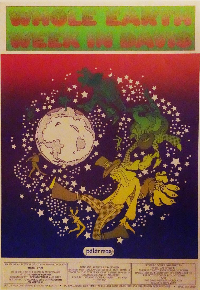Whole Earth Week in Davis Psychedelic Poster (1 of 1)
