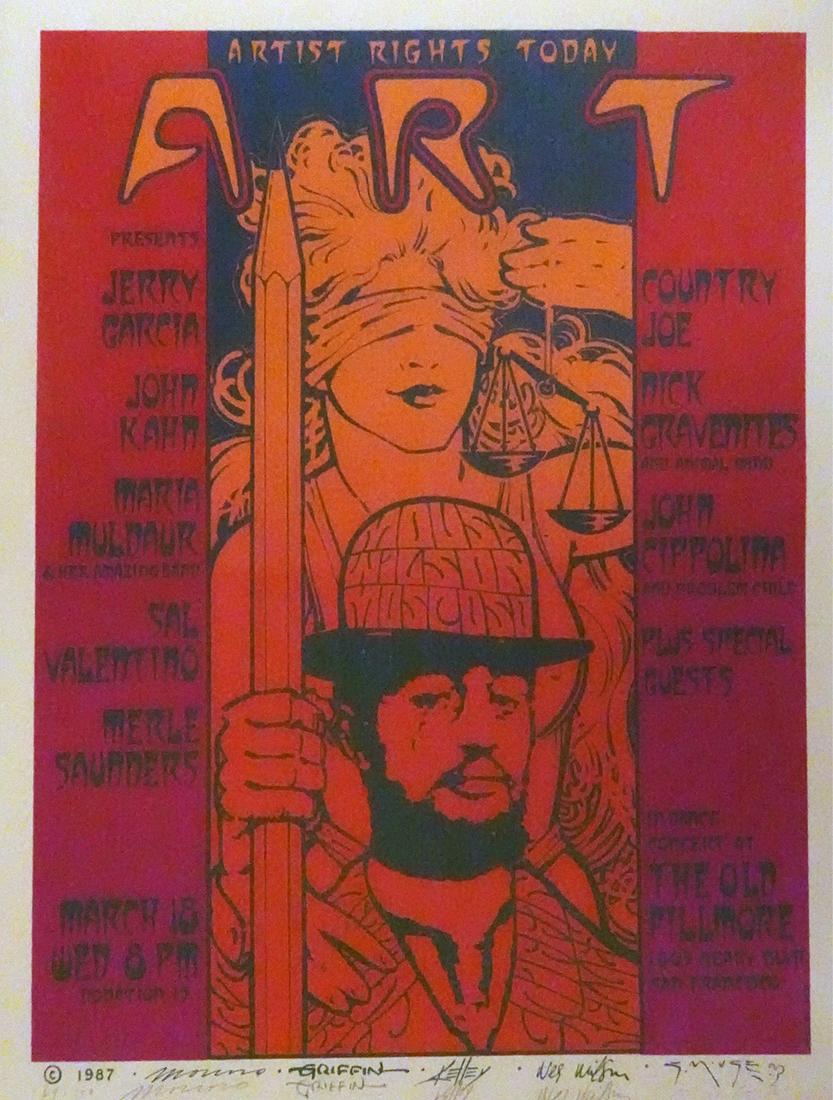 Artist's Rights Today Benefit Concert Poster (1 of 1)