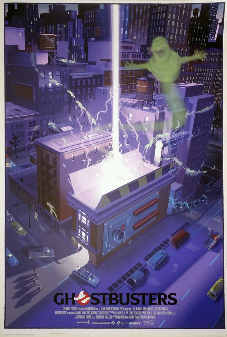 Ghostbusters Screen print Movie Poster (1 of 1)