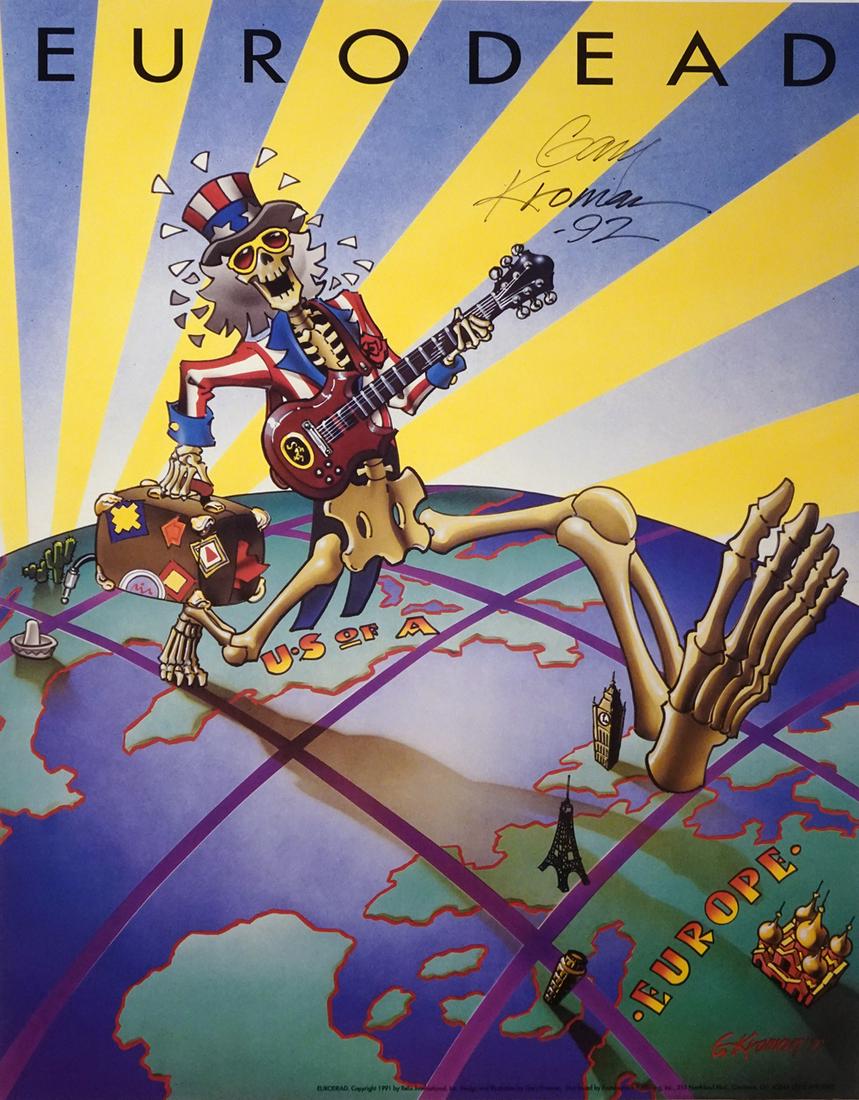 Grateful Dead Eurodead Poster (1 of 1)