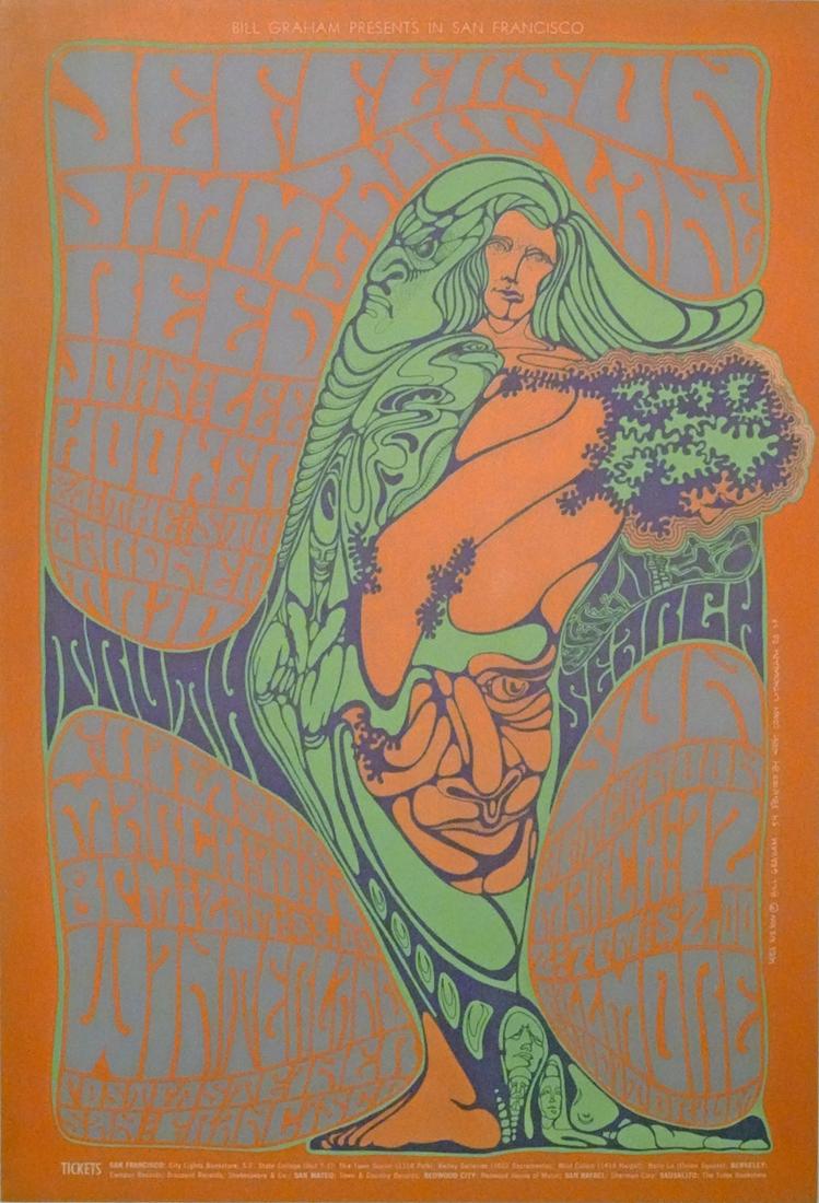 Jefferson Airplane Concert Poster (1 of 1)