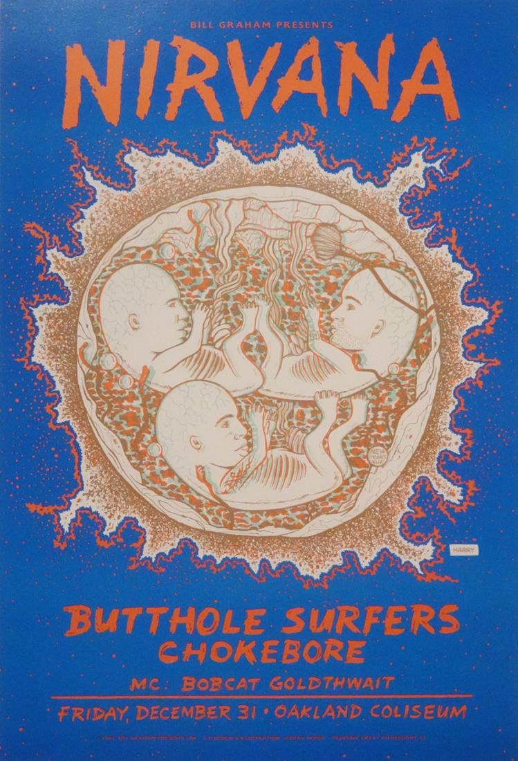 Nirvana Concert Poster (1 of 1)