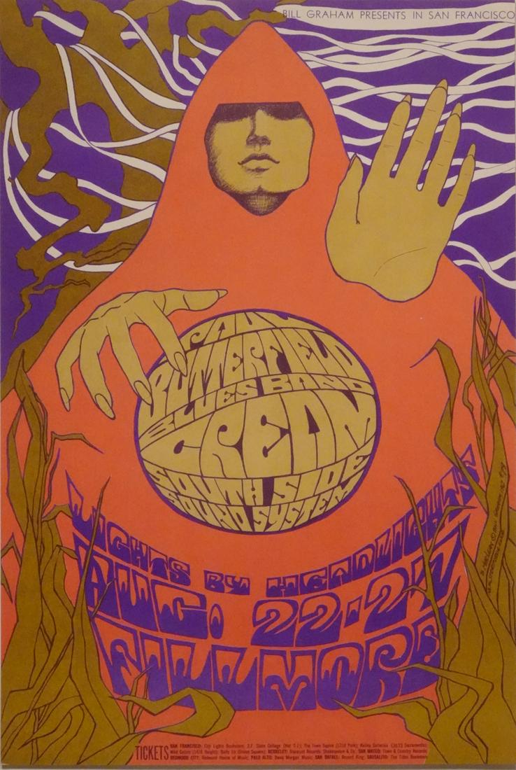 Paul Butterfield Blues Band Concert Poster (1 of 1)