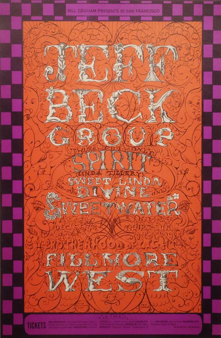 Jeff Beck Group Concert Poster (1 of 1)