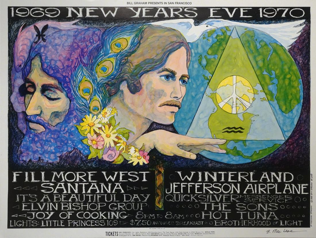Santana New Years Eve Concert Poster (1 of 1)