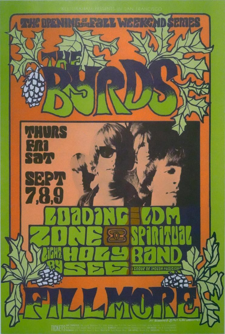 The Byrds Concert Poster (1 of 1)