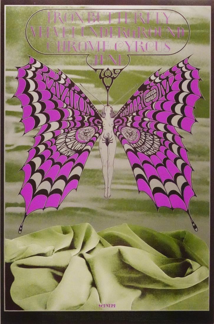 Iron Butterfly Concert Poster (1 of 1)