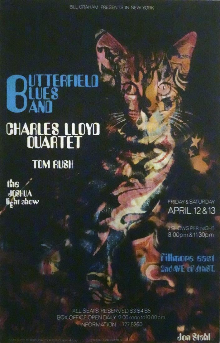 Butterfield Blues Band Concert Poster (1 of 1)