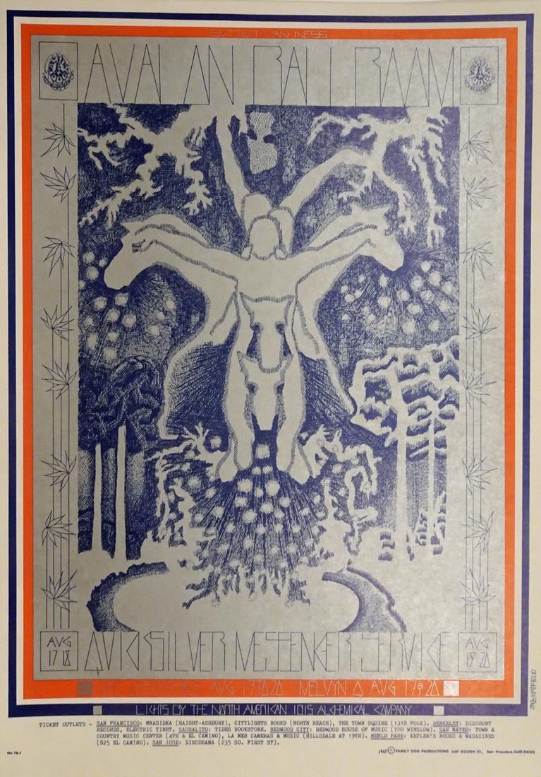 Quicksilver Messenger Service Concert Poster (1 of 1)
