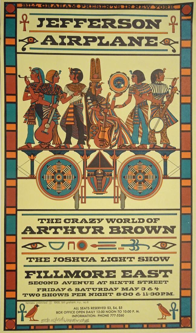 Jefferson Airplane Concert Poster (1 of 2)