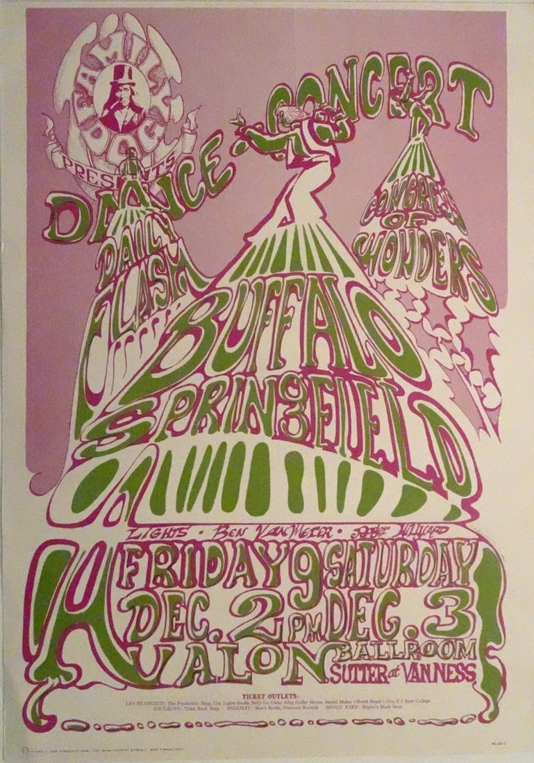 Buffalo Springfield Concert Poster (1 of 1)
