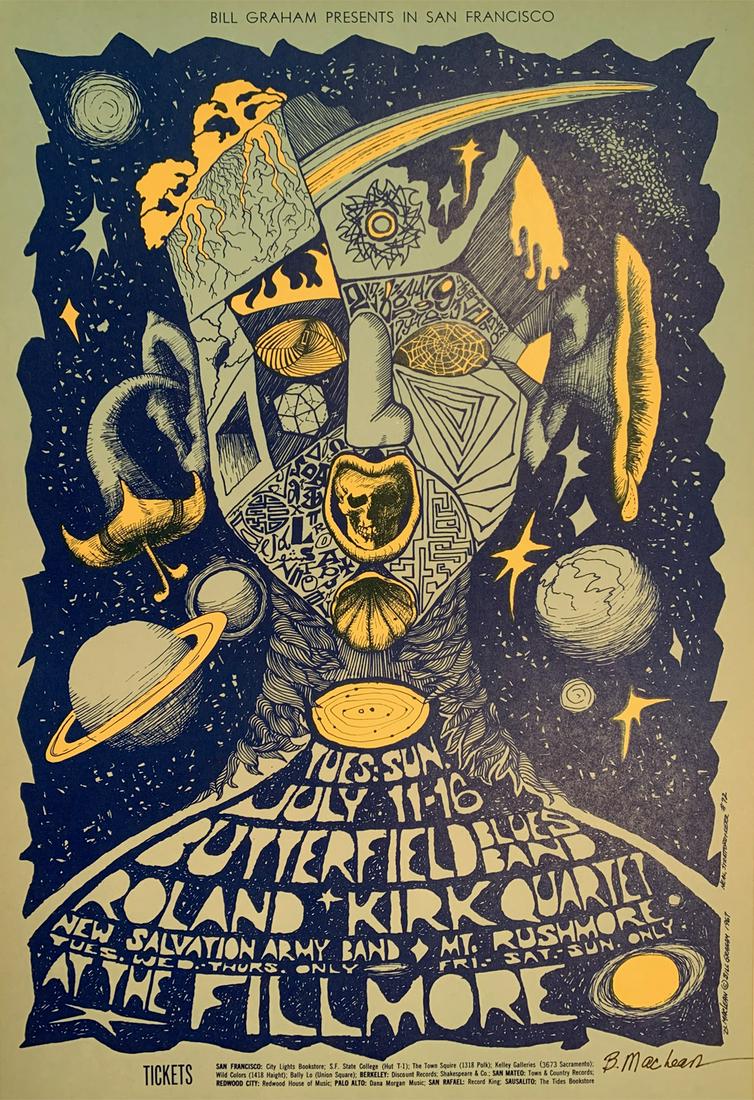 Butterfield Blues Band Concert Poster (1 of 1)