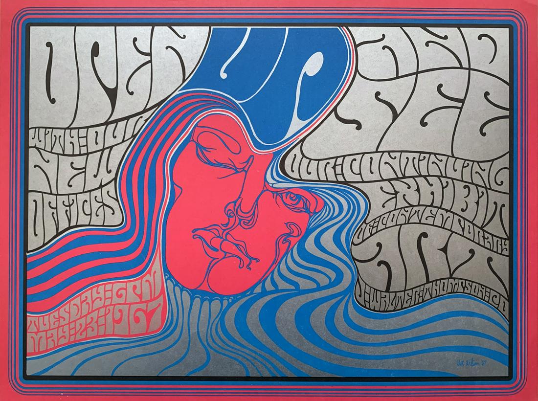 Wes Wilson Exhibition Poster (1 of 1)