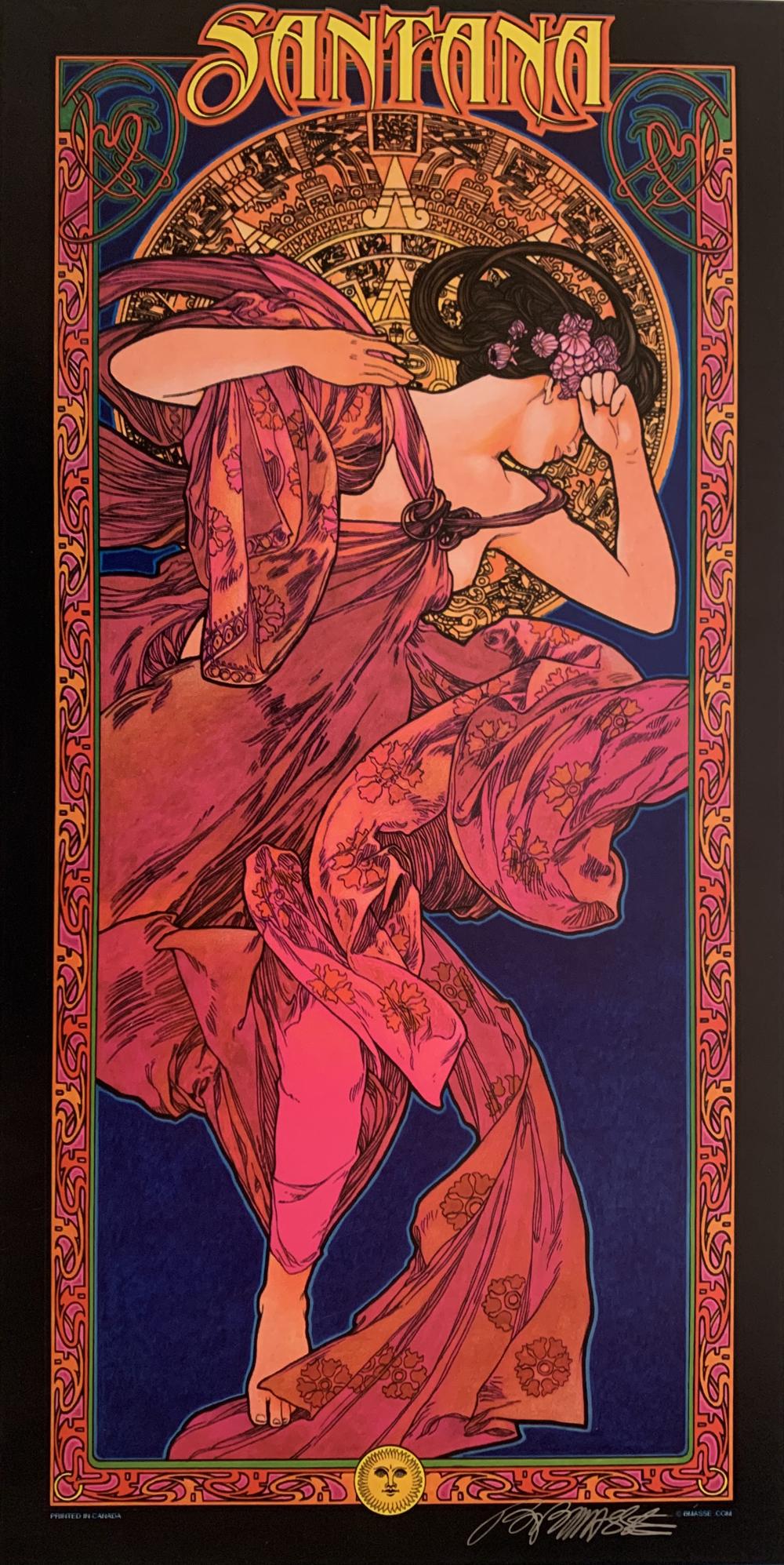 Carlos Santana Fan Club Poster (1 of 1)