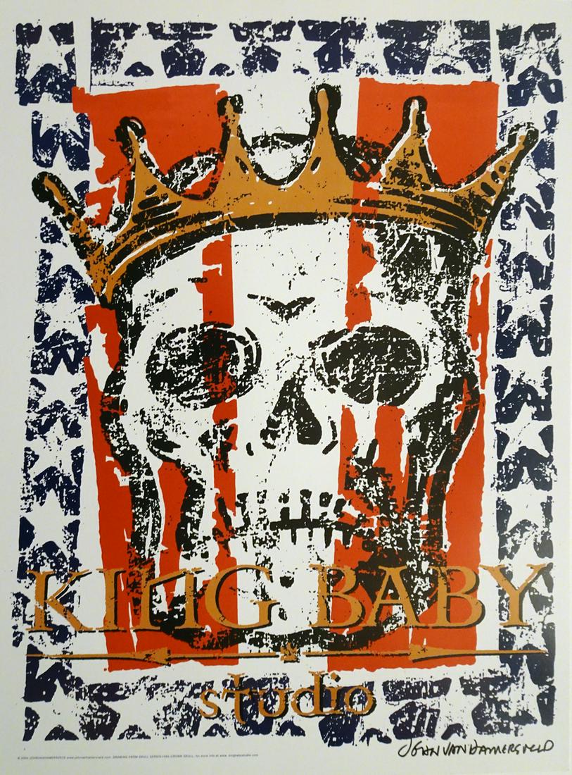John Van Hamersveld Skull Poster (1 of 1)