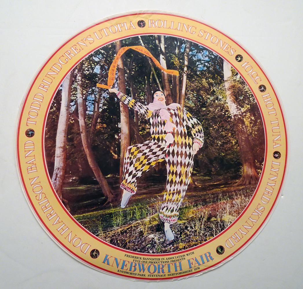 Rolling Stones Knebworth Fair Concert Poster (1 of 1)