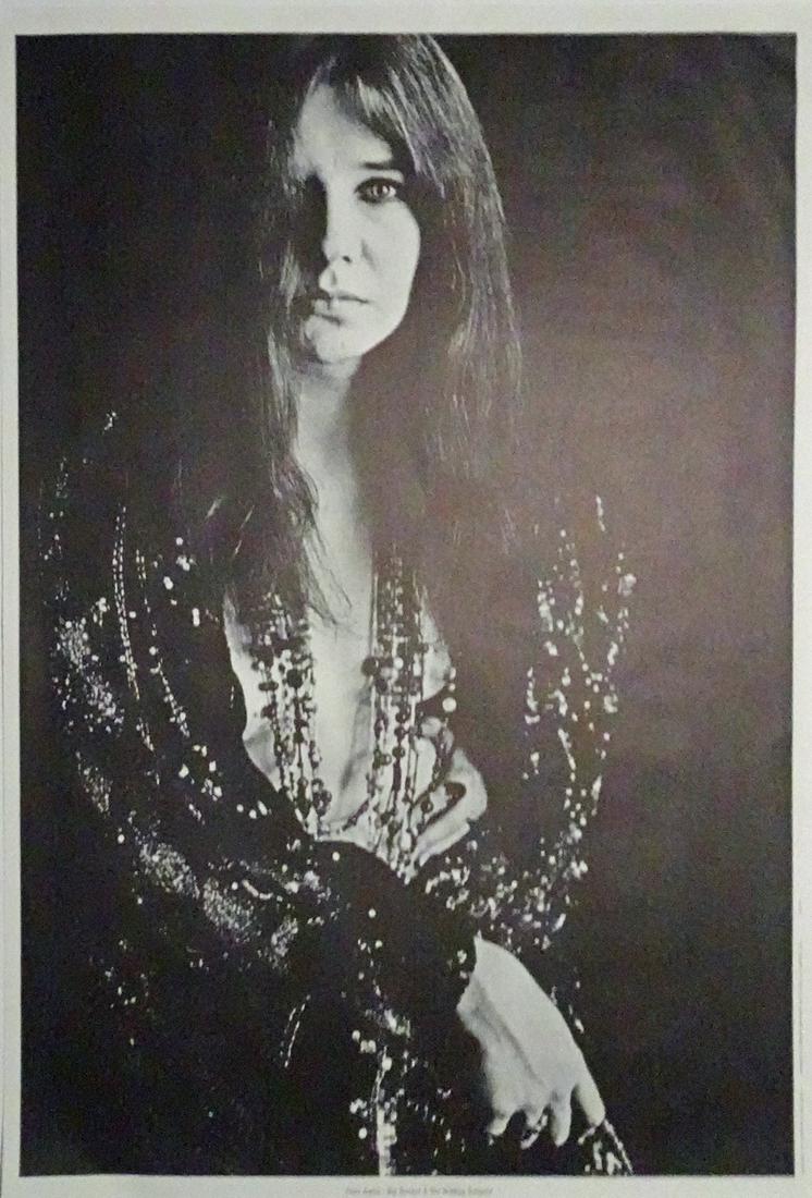 Janis Joplin Black and White Poster (1 of 1)