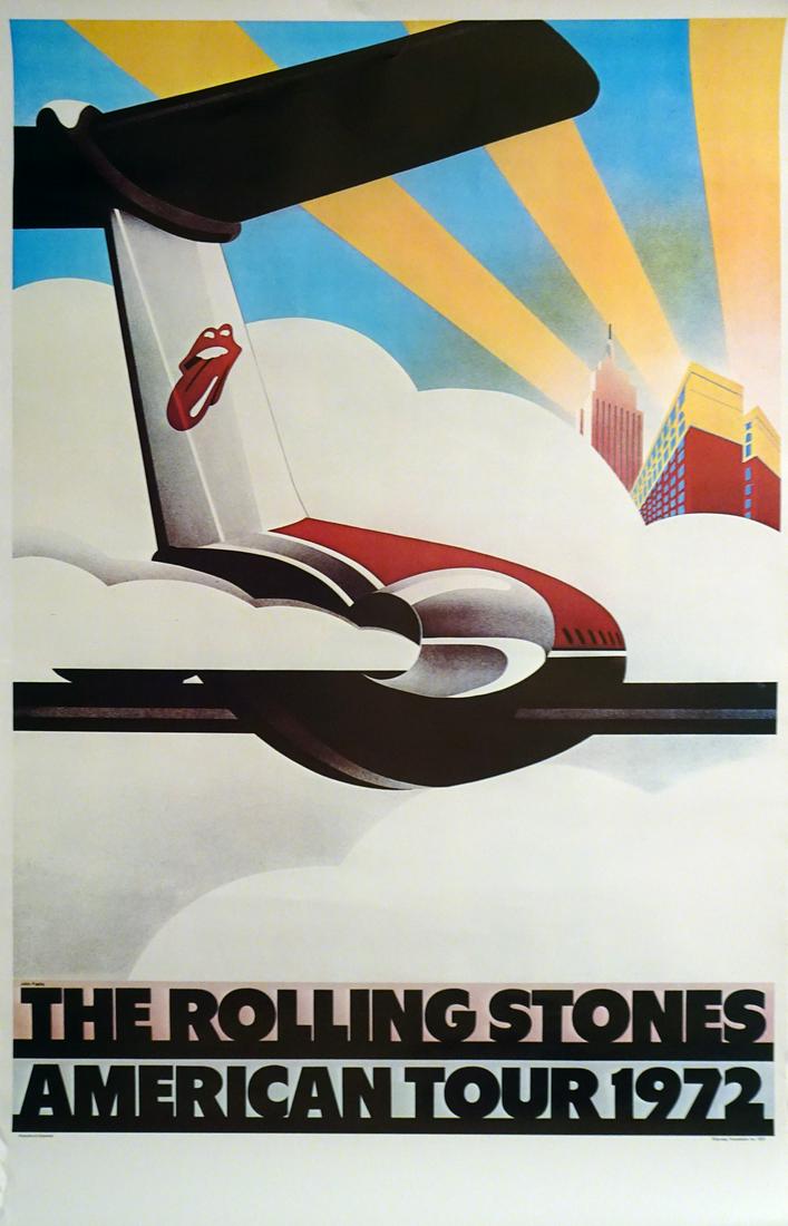 The Rolling Stones American Tour 1972 Poster (1 of 1)