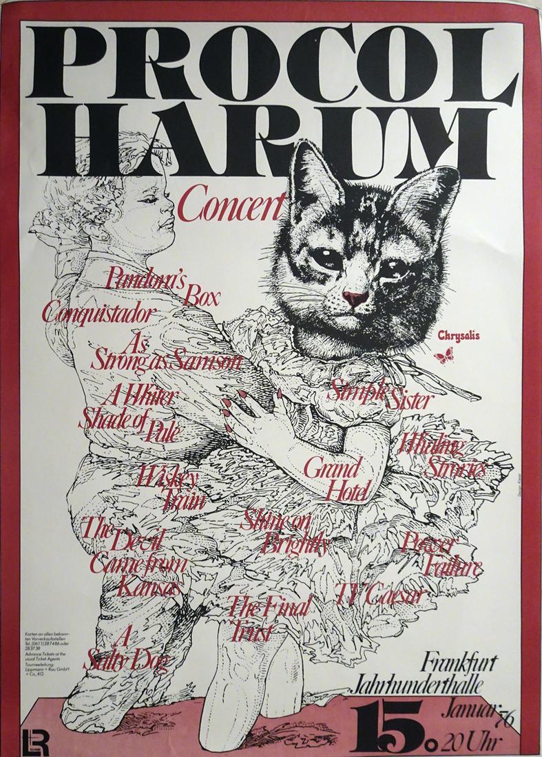 Procol Harum Concert Poster (1 of 1)