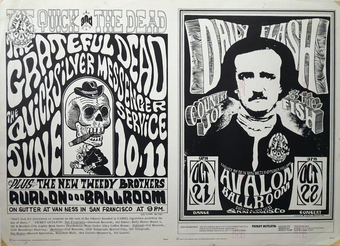 Family Dog Uncut Concert Poster Sheet (1 of 2)