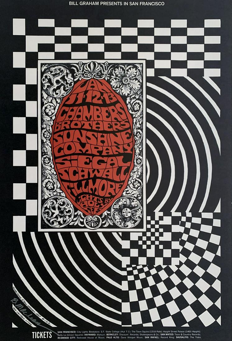 The Chambers Brothers Concert Poster (1 of 1)