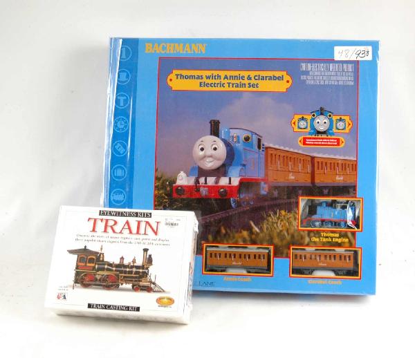 Bachmann Thomas with Annie & Clarabel Electric HO: Bachmann Thomas with Annie & Clarabel Electric HO Train Set in sealed original carton, Eyewitness Train Casting Kit in original sealed package