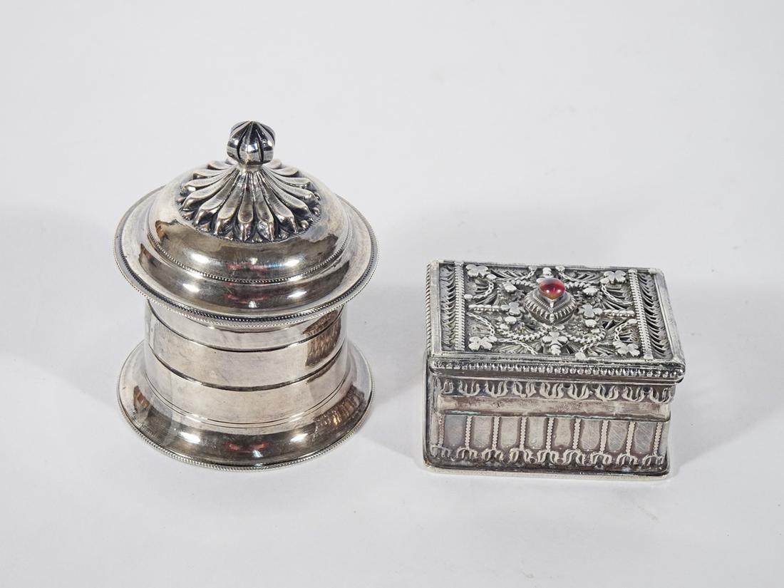 Continental Silver Miniature Boxes (1 of 2)