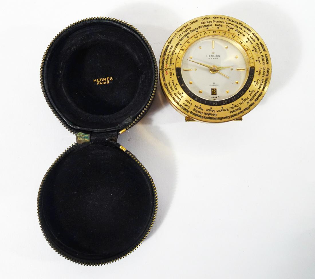 Hermes Paris World Time Travel Clock (1 of 3)