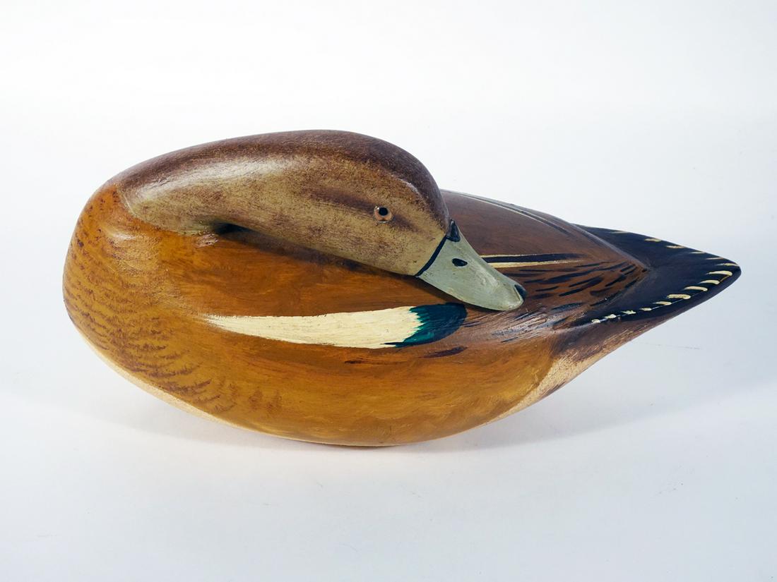 Jim Slack Sleeper Drake Duck Decoy (1 of 3)