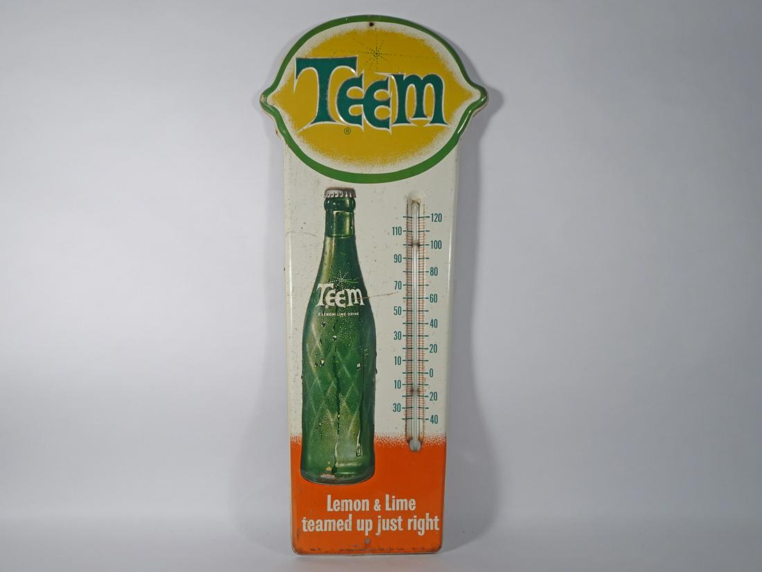 Teem Soft Drink Advertising Thermometer (1 of 2)