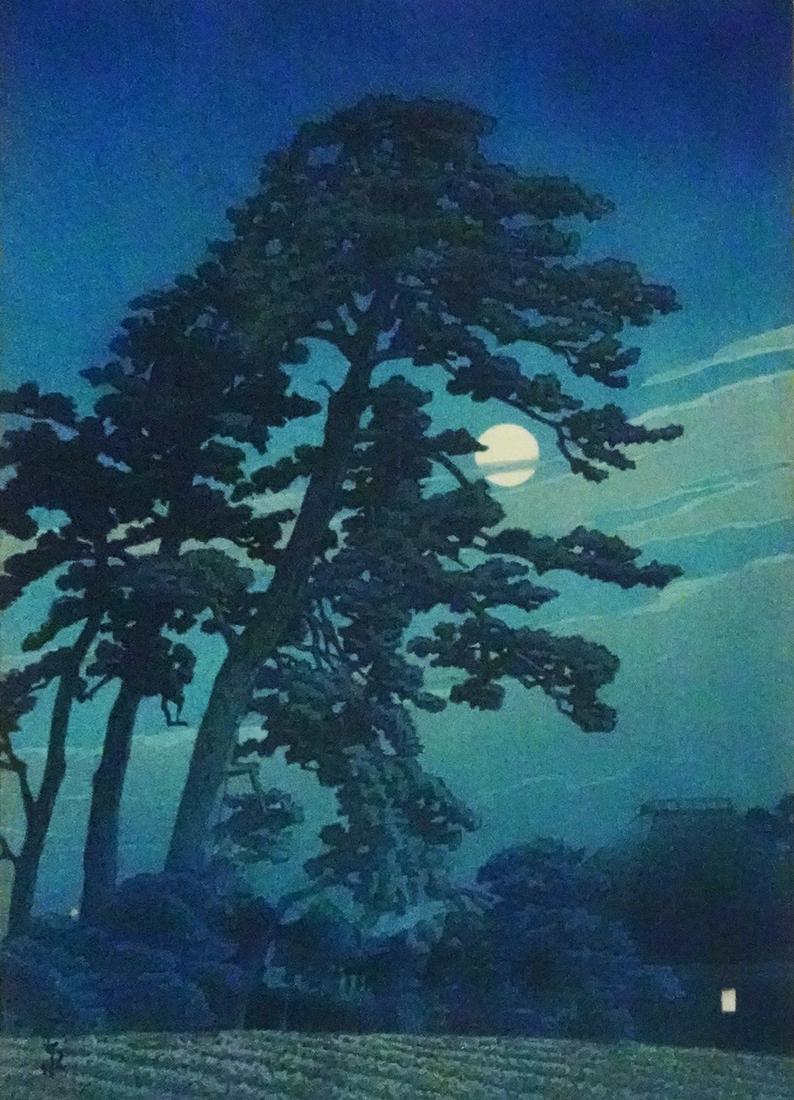 Hasui Kawase woodblock print (1 of 6)