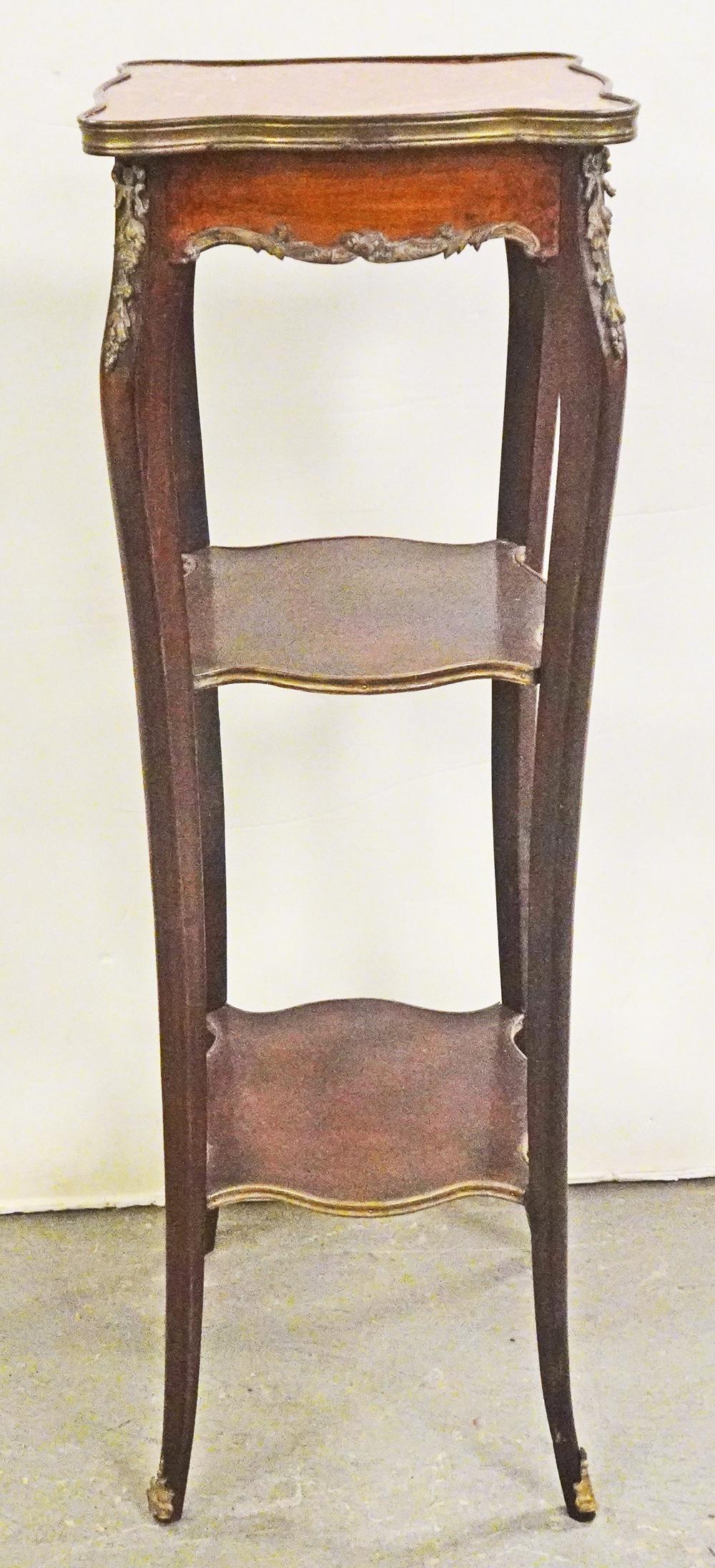 French Louis XV Style Marble Top Stand (1 of 3)