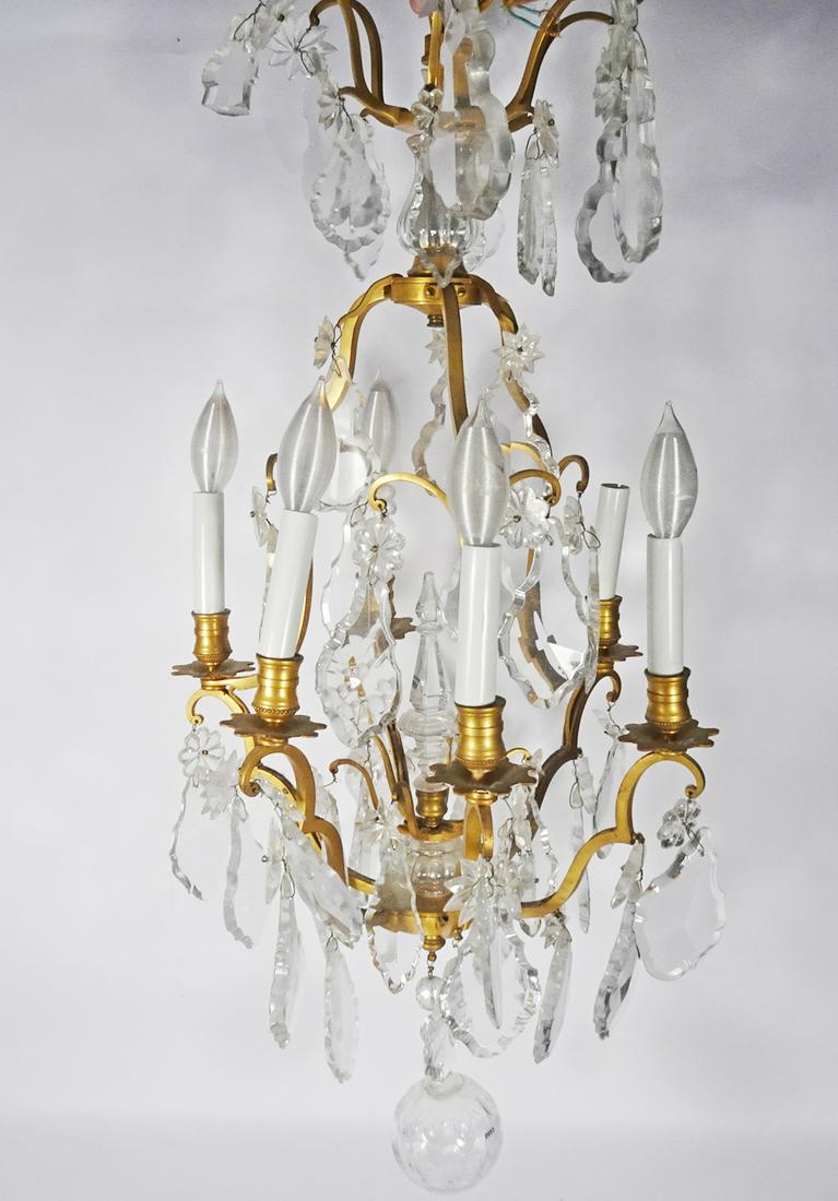 French Louis XV Style Bronze Chandelier (1 of 5)