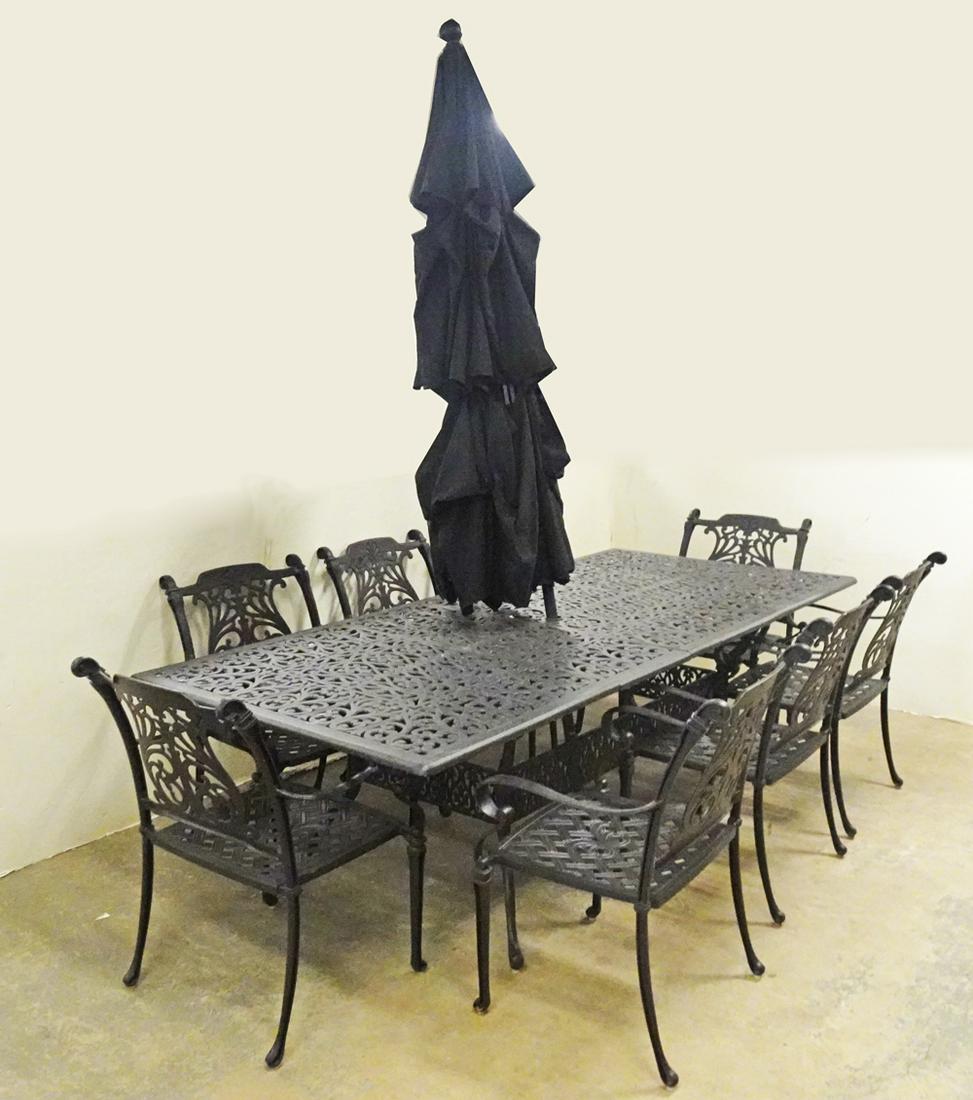 Aluminum Outdoor Patio Set w/Umbrella (1 of 3)