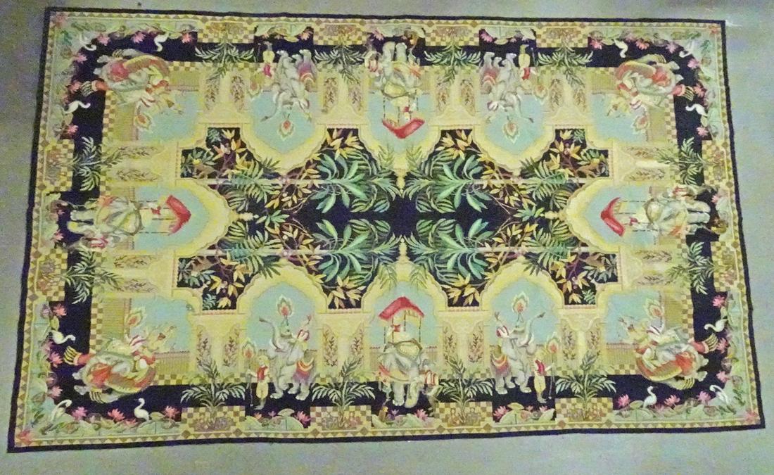 Vintage Chinese Needlepoint Rug (1 of 2)