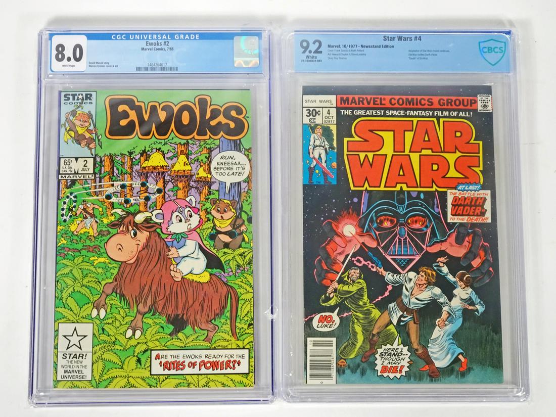 Star Wars and Ewoks Graded Comic Books (1 of 4)