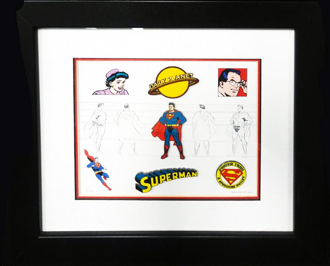 Superman Pin and Lithograph Set (1 of 2)