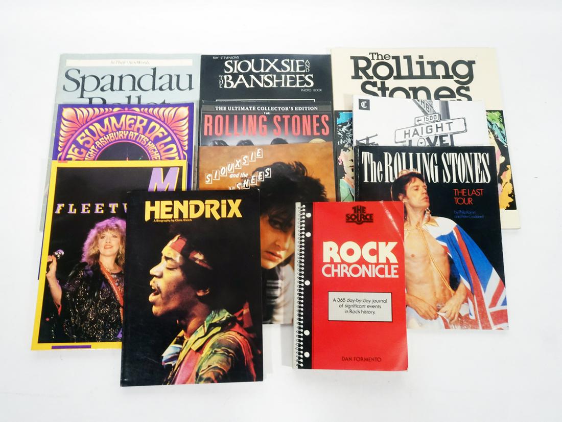 Rock Music Related Books Grouping (1 of 1)