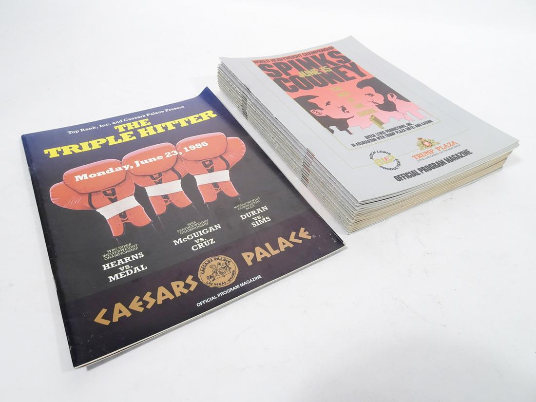 1986-1987 Boxing Programs Grouping (1 of 2)