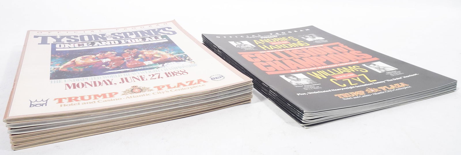 1988-1989 Boxing Programs Grouping (1 of 2)