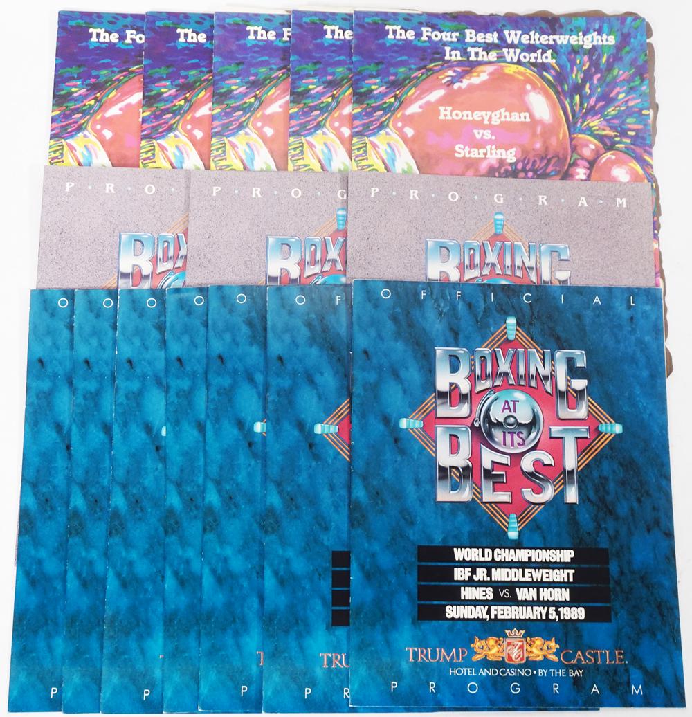 1989 Boxing Programs Grouping (1 of 2)