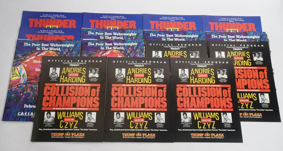 1989 Boxing Programs Grouping (1 of 2)