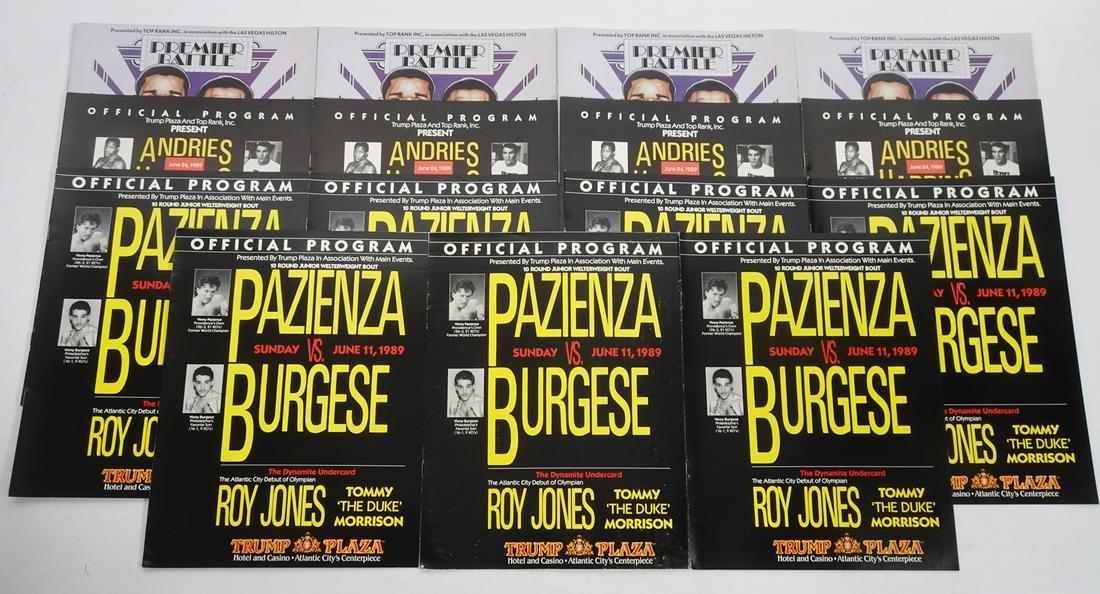 1989 Boxing Programs Grouping (1 of 2)